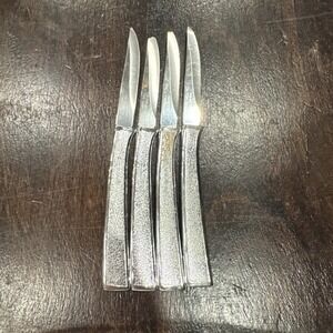 set of 4 carvel hall set of 4 knife set 3 of which tips are broken